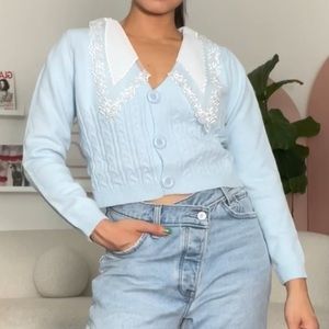 Pastel Cottage Core cardigan